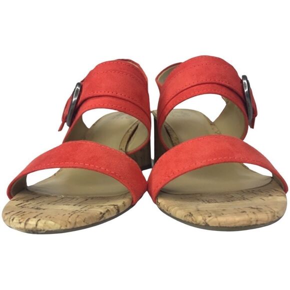 Naturalizer Kaylee Orange Sandals Size 8.5M - Picture 5 of 9